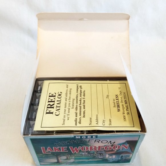 Vintage-More News from Lake Wobegon by Garrison Keillor-4 Cassette Tapes-1989 - Picture 3 of 11